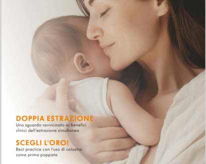 La copertina della rivista di Medela, Nuovi inizi.