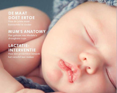 De omslag van het tijdschrift Beginnings van Medela.