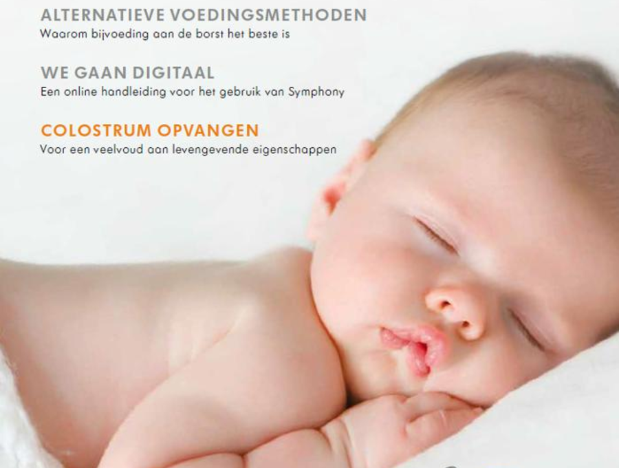 De omslag van het tijdschrift Beginnings van Medela.