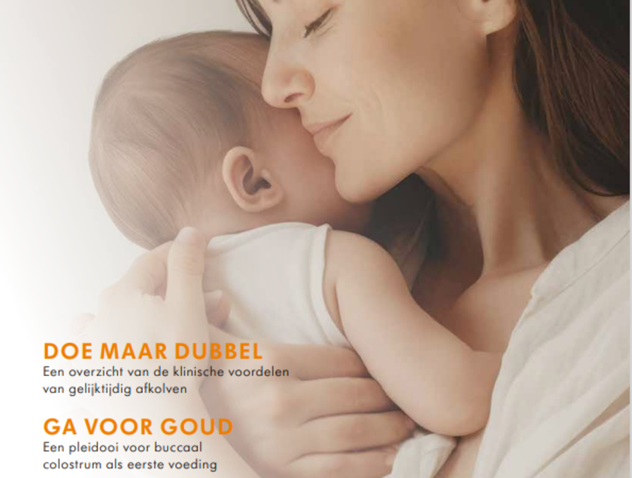 De omslag van het tijdschrift Beginnings van Medela.