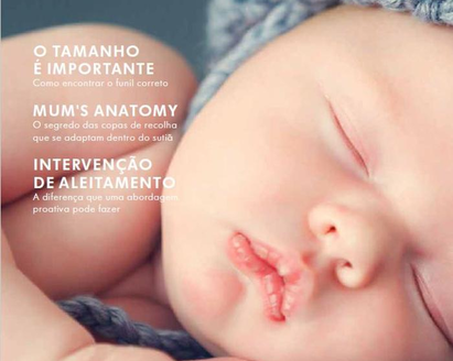 A capa da revista da Medela, O início.