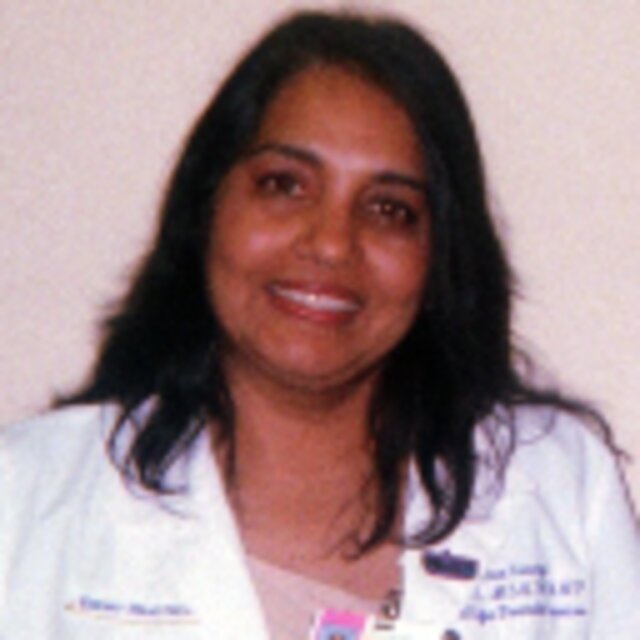 Photo of Dr. Sino George, presenter for Medela webinar on ways to improve rates on exclusive breastfeeding after postpartum hospital stay.