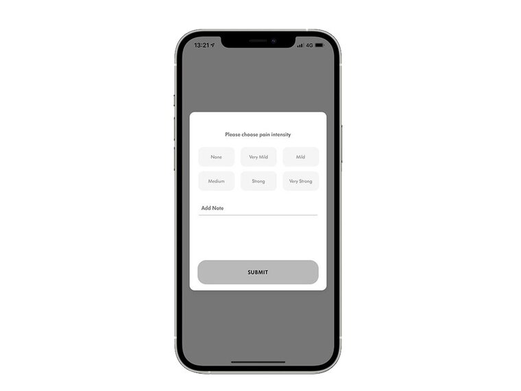 Medela Family App A screenshot from the Medela Family App for pregnancy tracking.