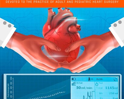 Das Titelblatt des Journal of Cardiac Surgery, das der Praxis der Herzchirurgie bei Erwachsenen und Kindern gewidmet ist, 2020, Band 35, Ausgabe 7.