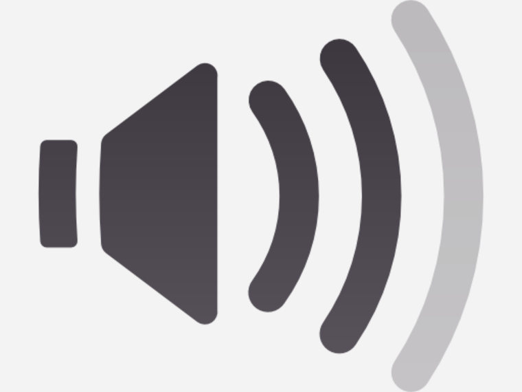 Icon image of a speaker