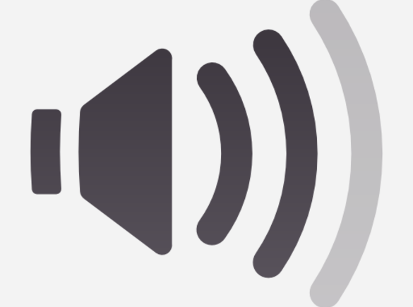 Pictogram van een spreker