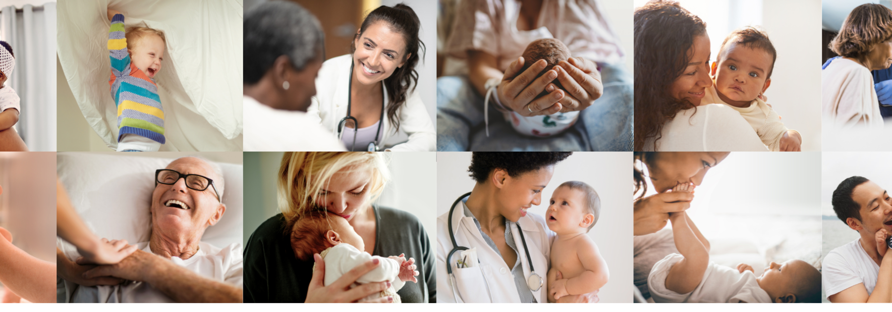 About Medela Collage of images: woman holding baby, baby playing, doctor talking to woman, hands holding a newborn, woman and baby, nurse and woman, hand holding baby foot, older person laying in bed, woman holding newborn, doctor holding baby, woman kissing baby's feet, man holding baby.