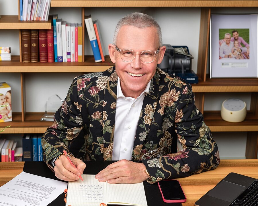 A photo of Michael Larsson, Chairman of the Medela Board.