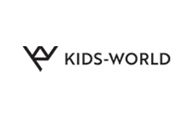 Virksomhedslogoet for Kids-World i Danmark.
