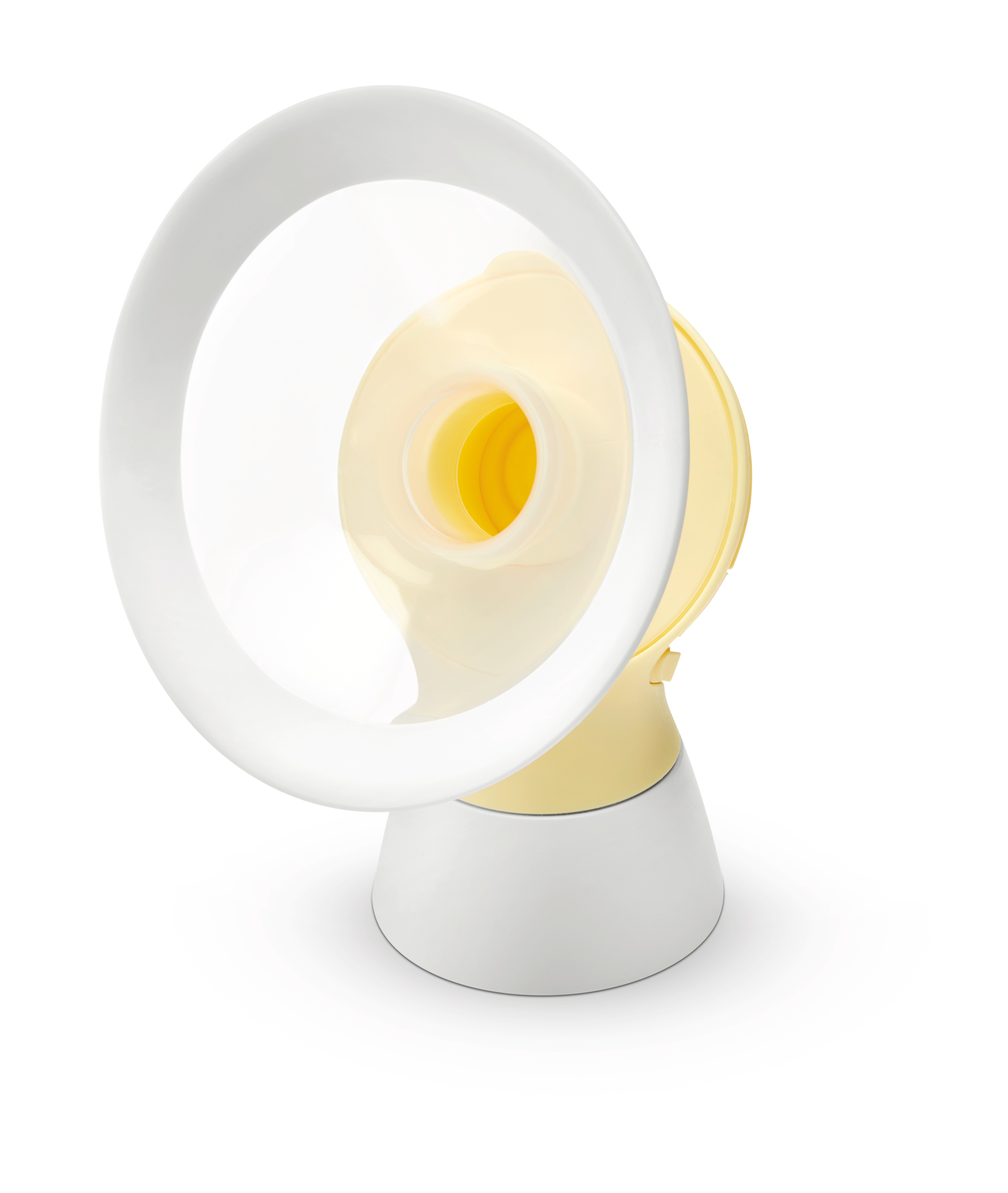 Une téterelle Medela PersonalFit Flex™ avec connecteur.