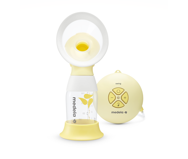 Una soluzione classica per il pompaggio singolo, il tiralatte elettrico bifase Medela Swing Flex™.