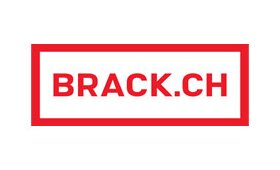 Il logo aziendale di “brack.ch”, un rivenditore Medela in Svizzera.